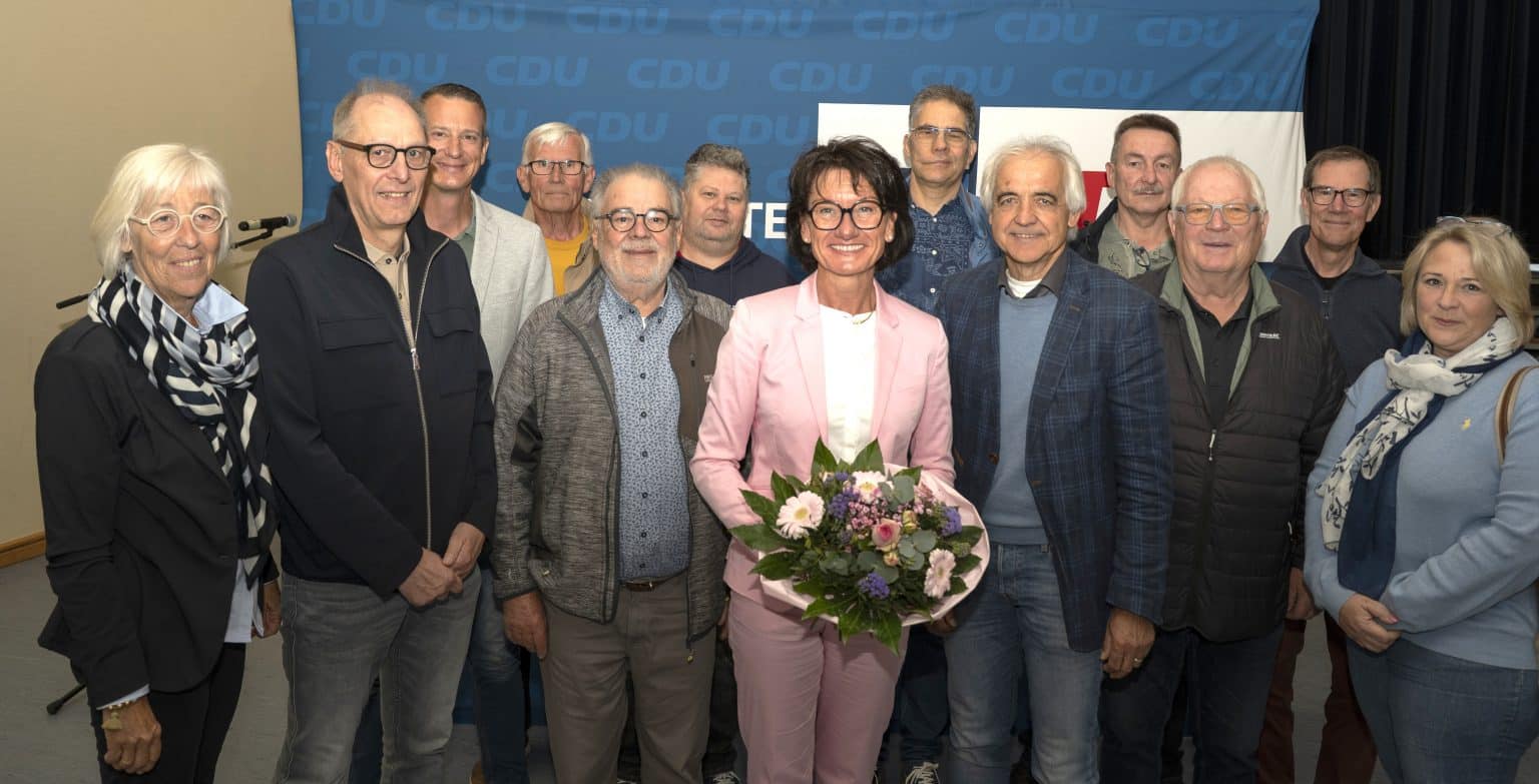Gruppenbild mit Petra Schneider